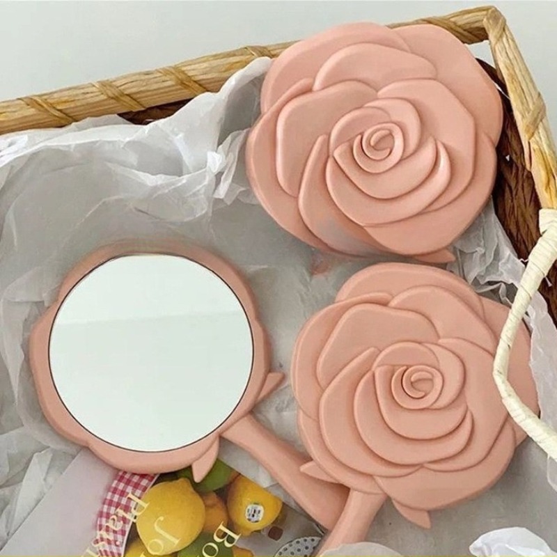 Beauty Rose Makeup - مرآة مكياج محمولة للنساء على شكل