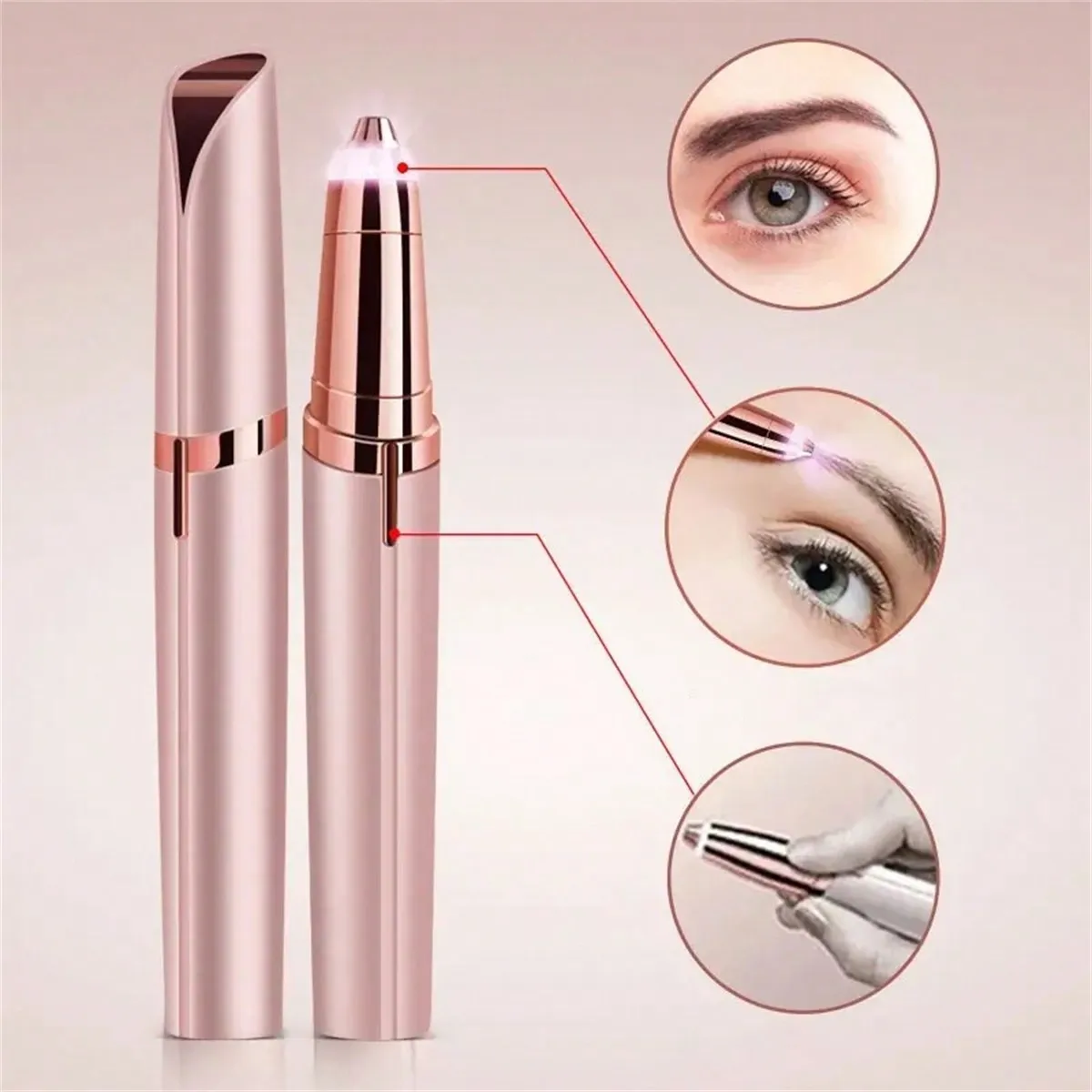 Eyebrow Pomade Pencil - أداة تشذيب الحواجب الكهربائية للنساء، قلم