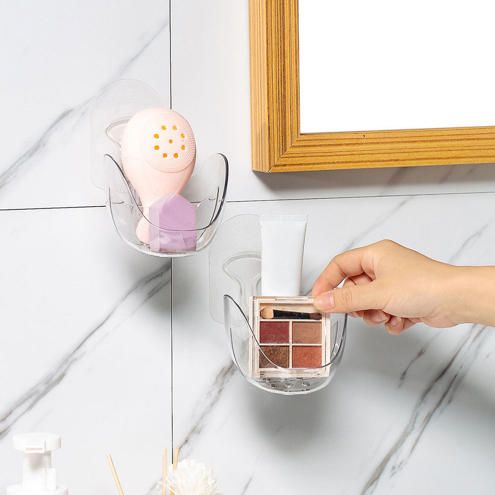 Beauty Makeup Supply - حامل إسفنج مكياج مثبت على الحائط،