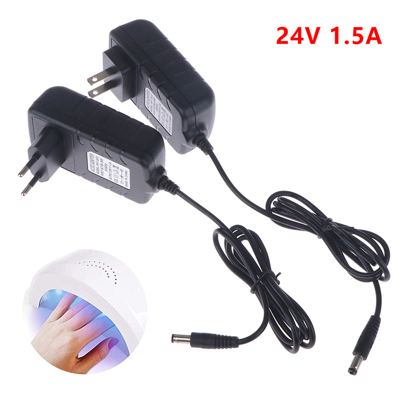 Uv Nail Lamp - 【محول طاقة 24 فولت 1.5 أمبير،