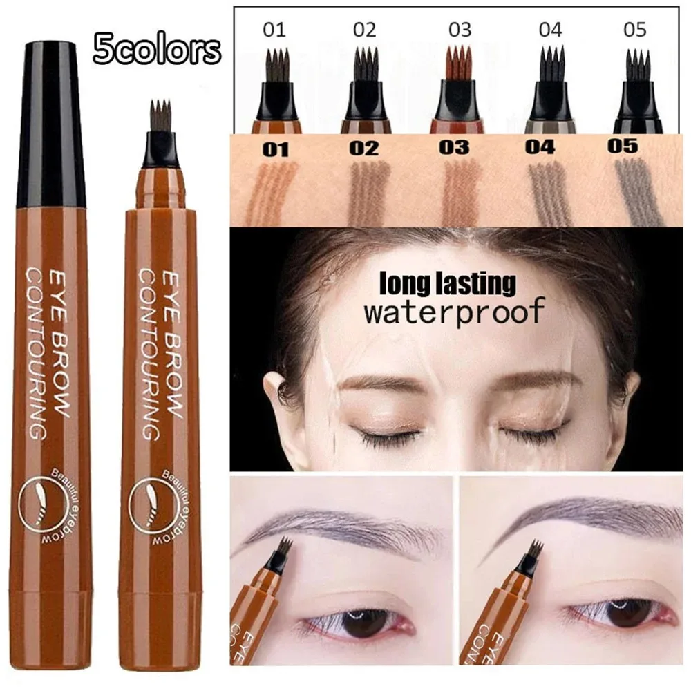 Eyebrow Pomade Pencil - قلم حواجب سائل مقاوم للماء برأس