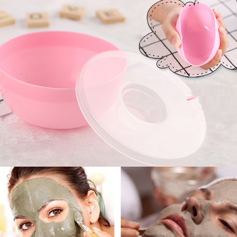 Beauty Makeup Supply - مجموعة وعاء وفرشاة وملعقة لوضع الماسك،