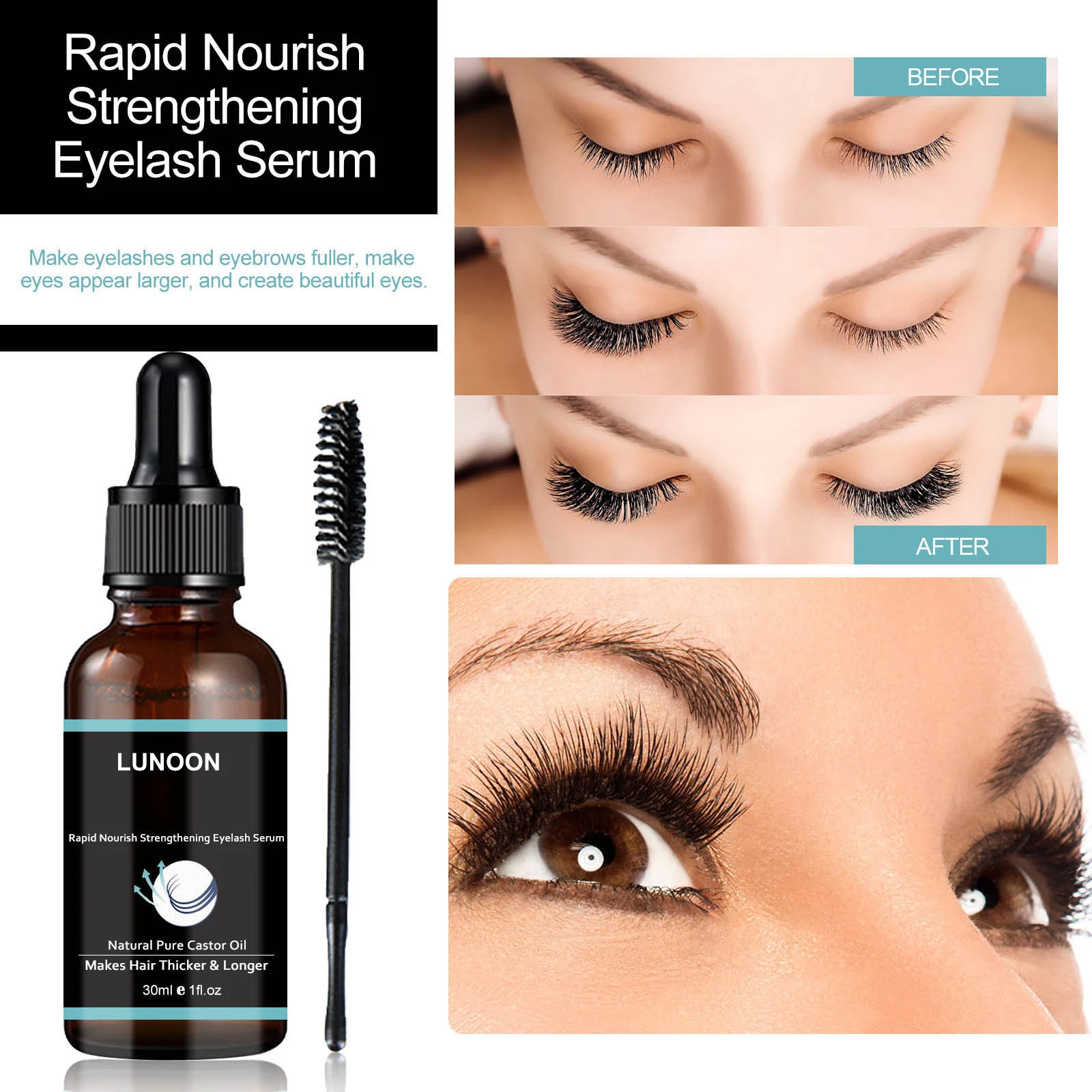 Lash Serum Growth - 5 قطع من سيروم نمو الرموش