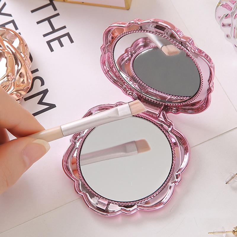 Beauty Rose Makeup - 1 قطعة مرآة صغيرة محمولة على