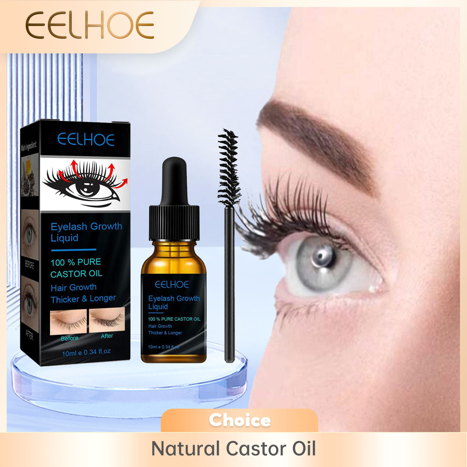 Lash Serum Growth - سيروم نمو الرموش بزيت الخروع للرجال