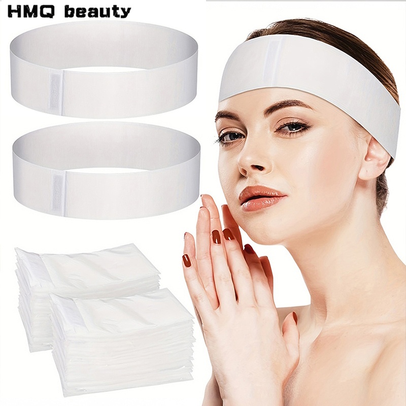 Beauty Makeup Supply - 100/50/10 قطعة المتاح الوجه Headbands سبا