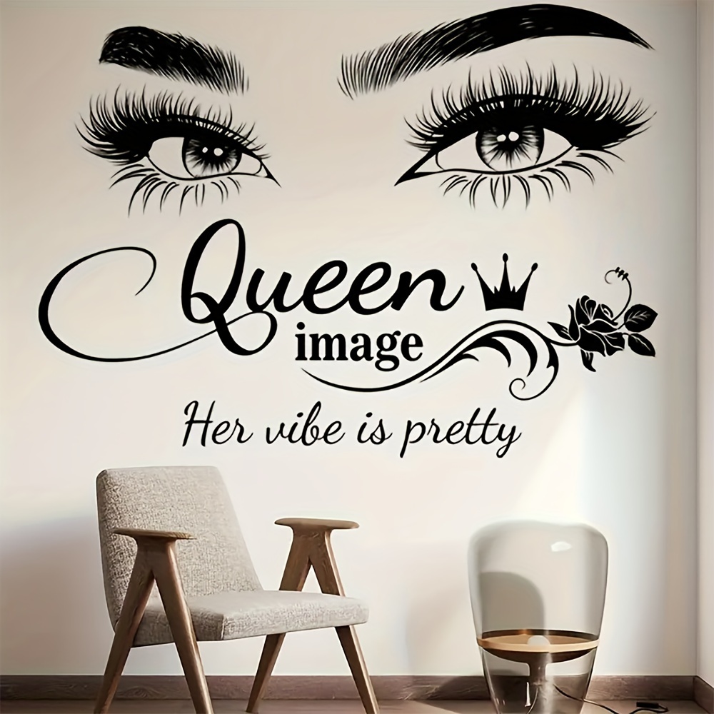 Beauty Rose Makeup - قطعتان من ملصقات الحائط الأنيقة بتصميم
