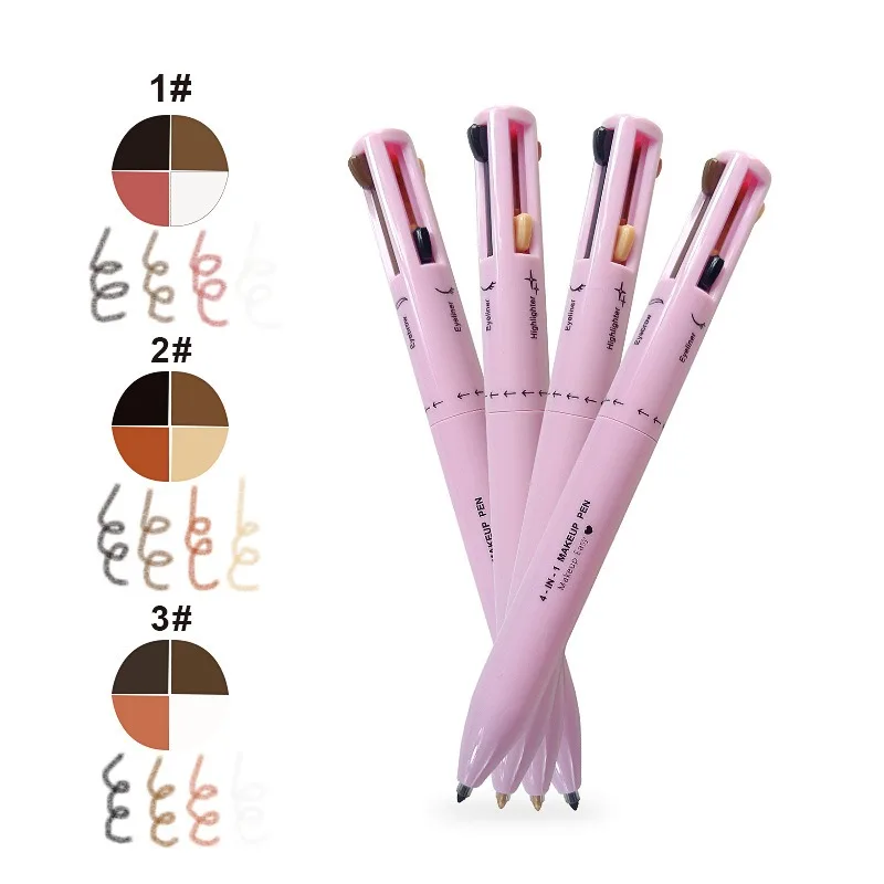 4 في 1 قلم الحواجب قلم تحديد ا - مراجعة Eyebrow Pomade Pencil وسعره