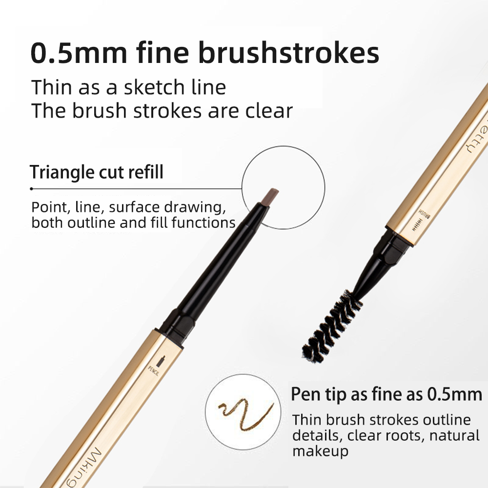 5 ألوان قلم الحواجب المكياج لل - مراجعة Eyebrow Pomade Pencil وسعره