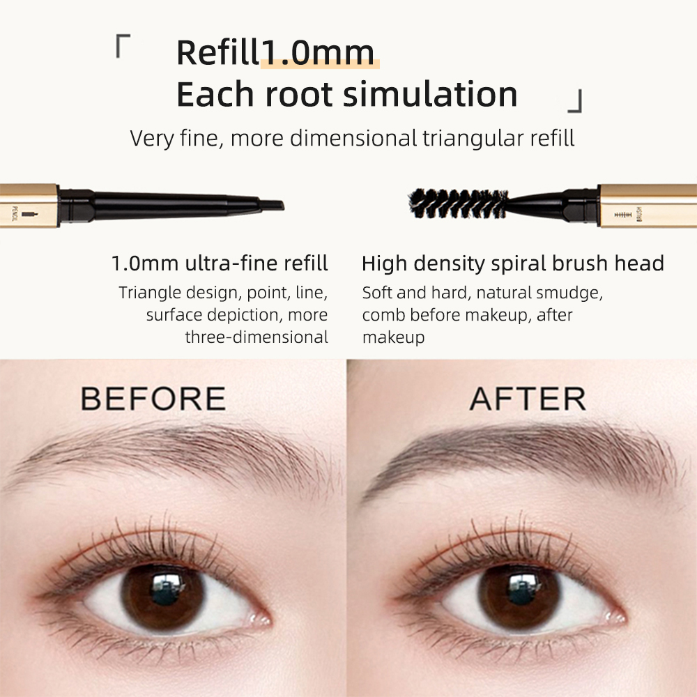 5 ألوان قلم الحواجب المكياج لل - مراجعة Eyebrow Pomade Pencil وسعره