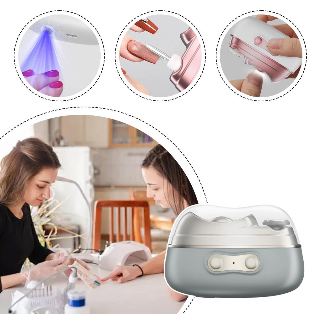 مقص أظافر كهربائي 4 في 1 - أدا - مراجعة Uv Nail Lamp وسعره