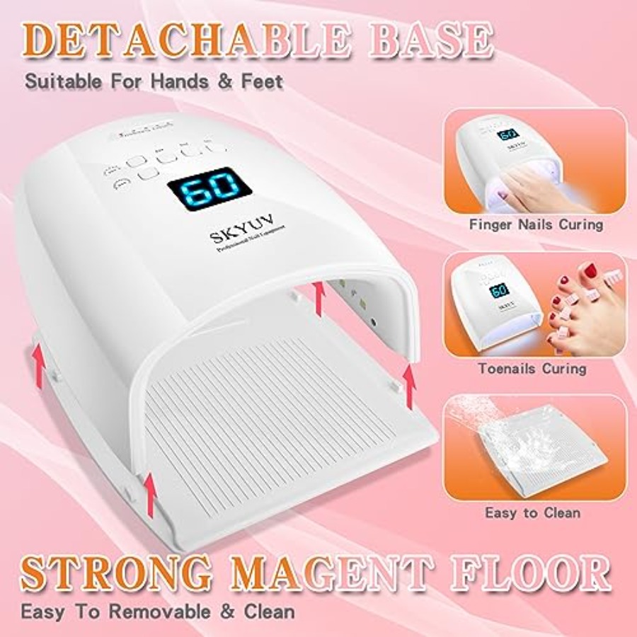 مصباح أظافر LED قابل لإعادة ال - مراجعة Uv Nail Lamp وسعره