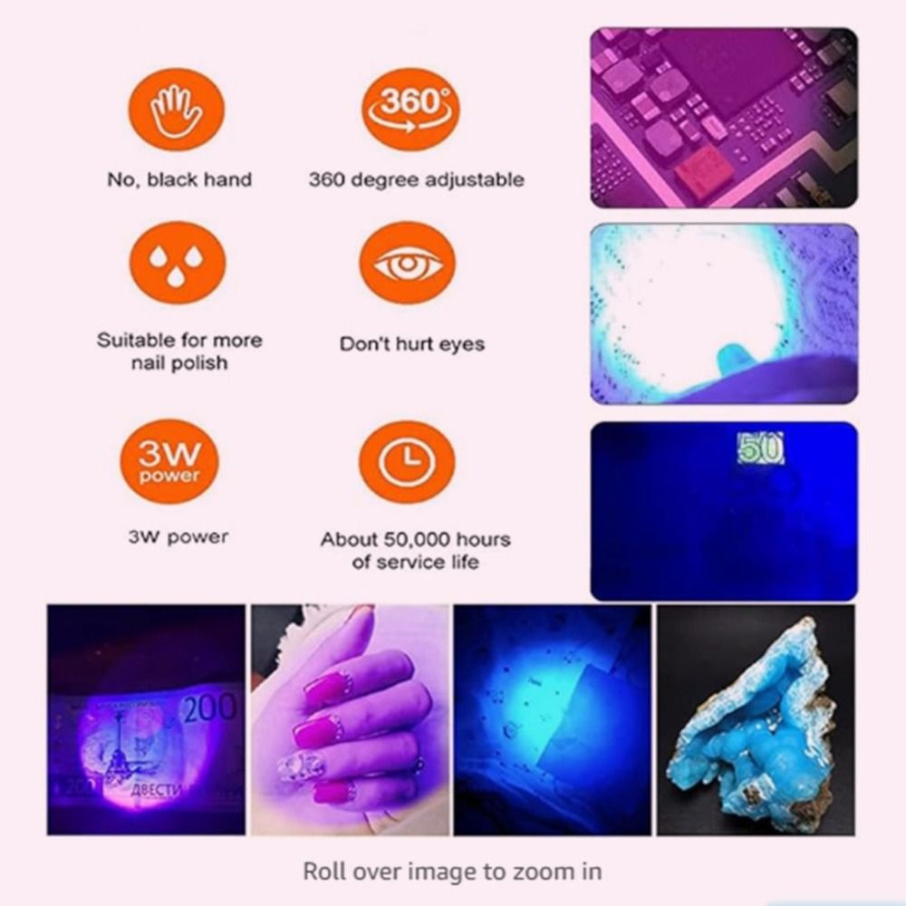 مصباح أظافر محمول بقوة 5 واط/3 - مراجعة Uv Nail Lamp وسعره