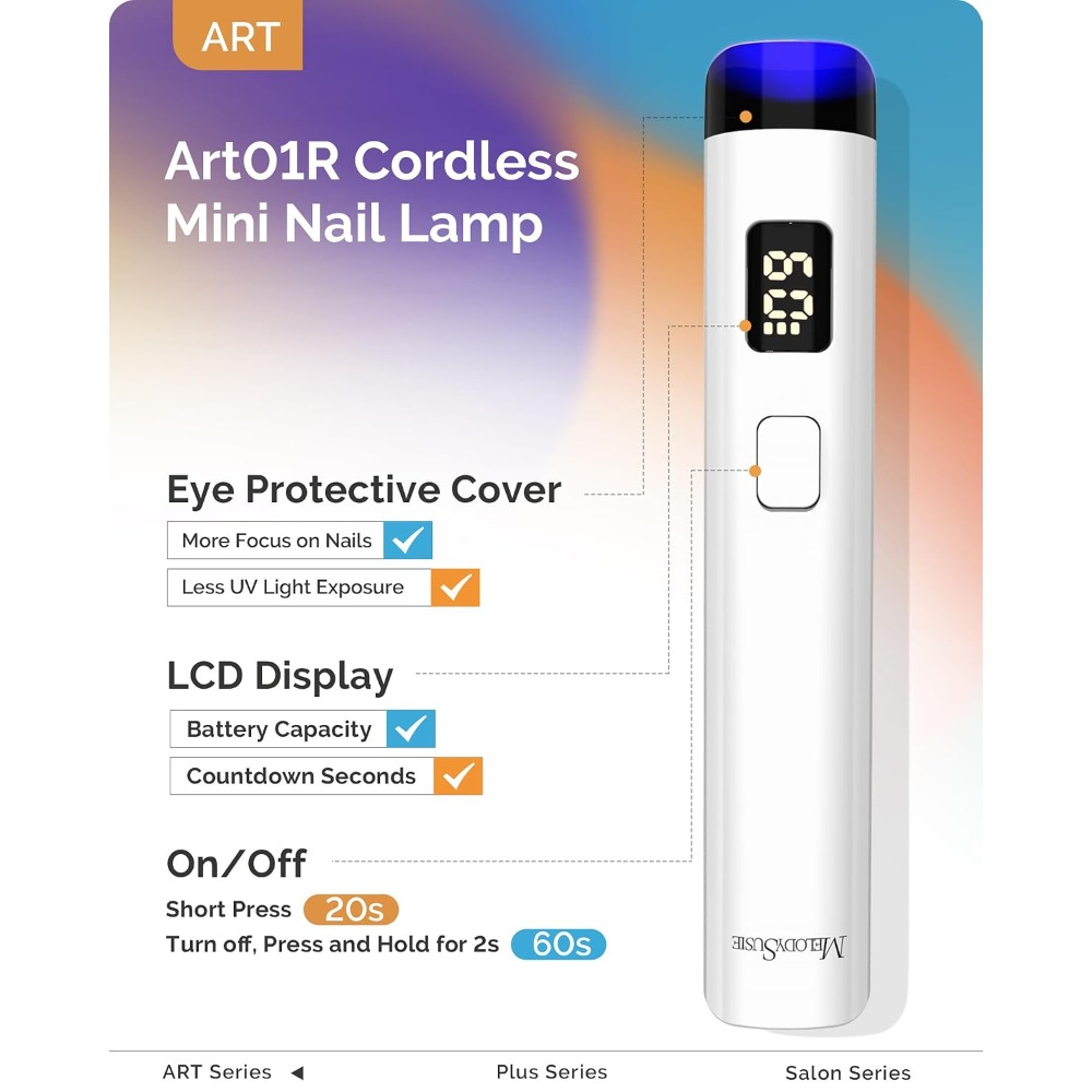 مصباح أظافر LED صغير قابل لإعا - مراجعة Uv Nail Lamp وسعره