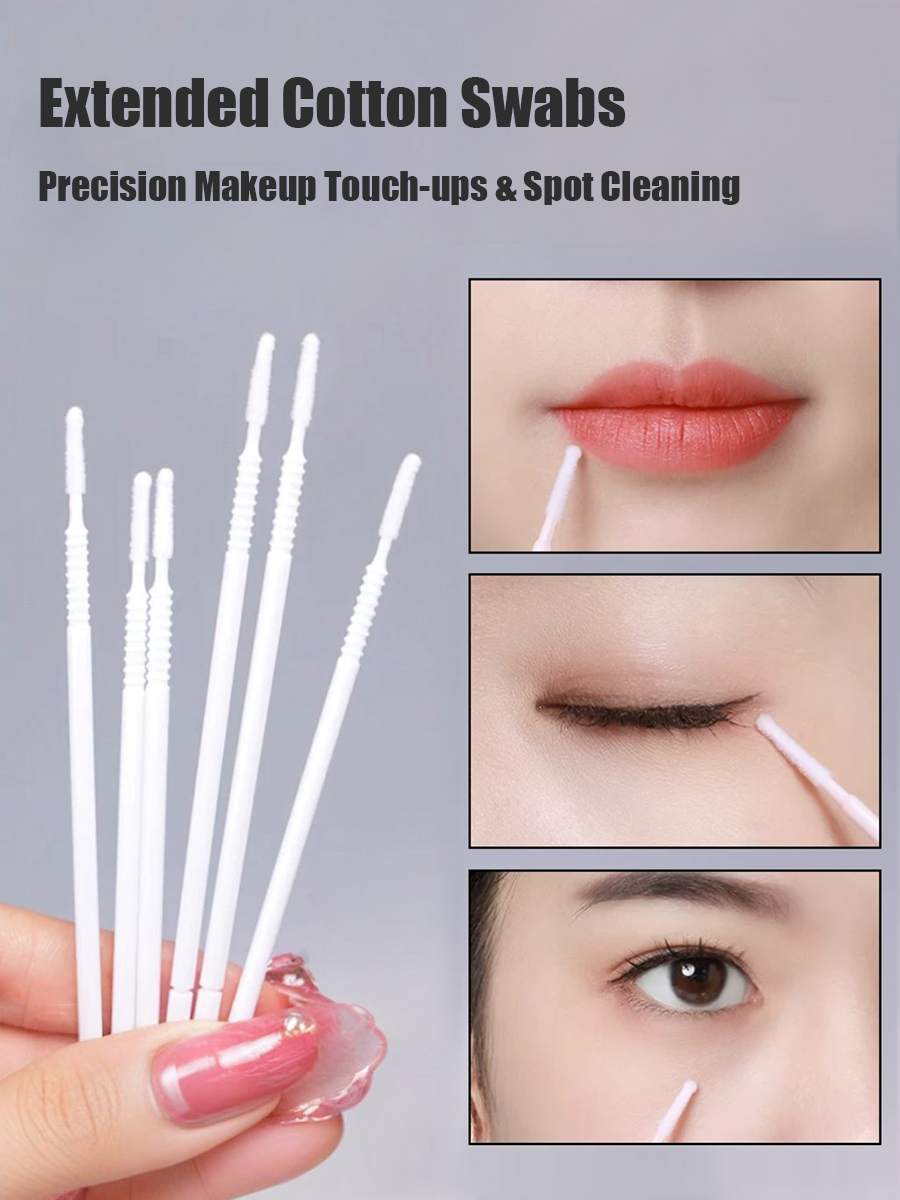 أعواد قطنية طويلة للاستخدام مر - مراجعة Beauty Makeup Vanity وسعره