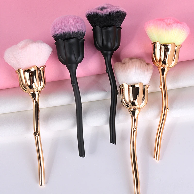 ارتفع زهرة شكل مسحوق فضفاض فرش - مراجعة Beauty Rose Makeup وسعره
