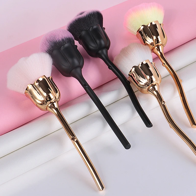 ارتفع زهرة شكل مسحوق فضفاض فرش - مراجعة Beauty Rose Makeup وسعره