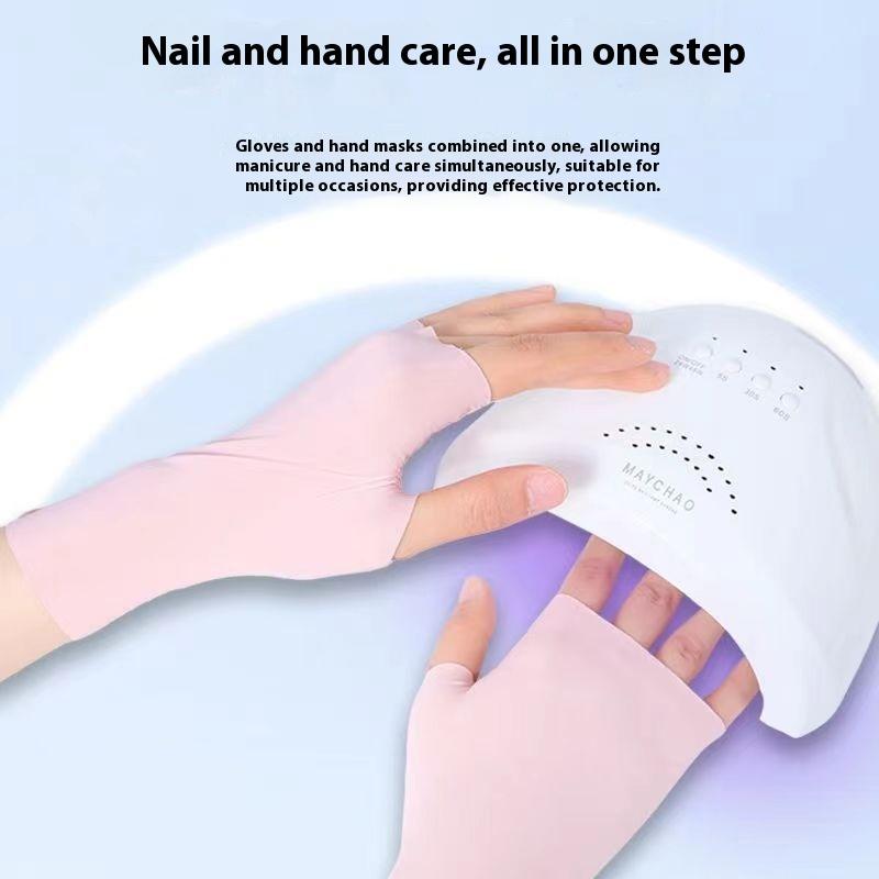قفازات واقية من الشمس لفن الأظ - مراجعة Uv Nail Lamp وسعره