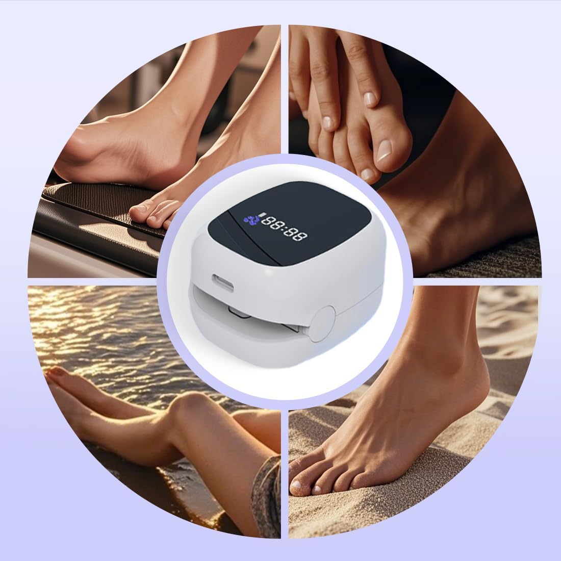 مصباح علاج فطريات الأظافر بالل - مراجعة Uv Nail Lamp وسعره