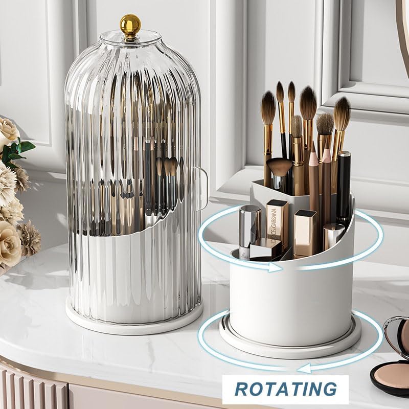 حامل فرش مكياج دوار 360 درجة م - مراجعة Beauty Makeup Supply وسعره