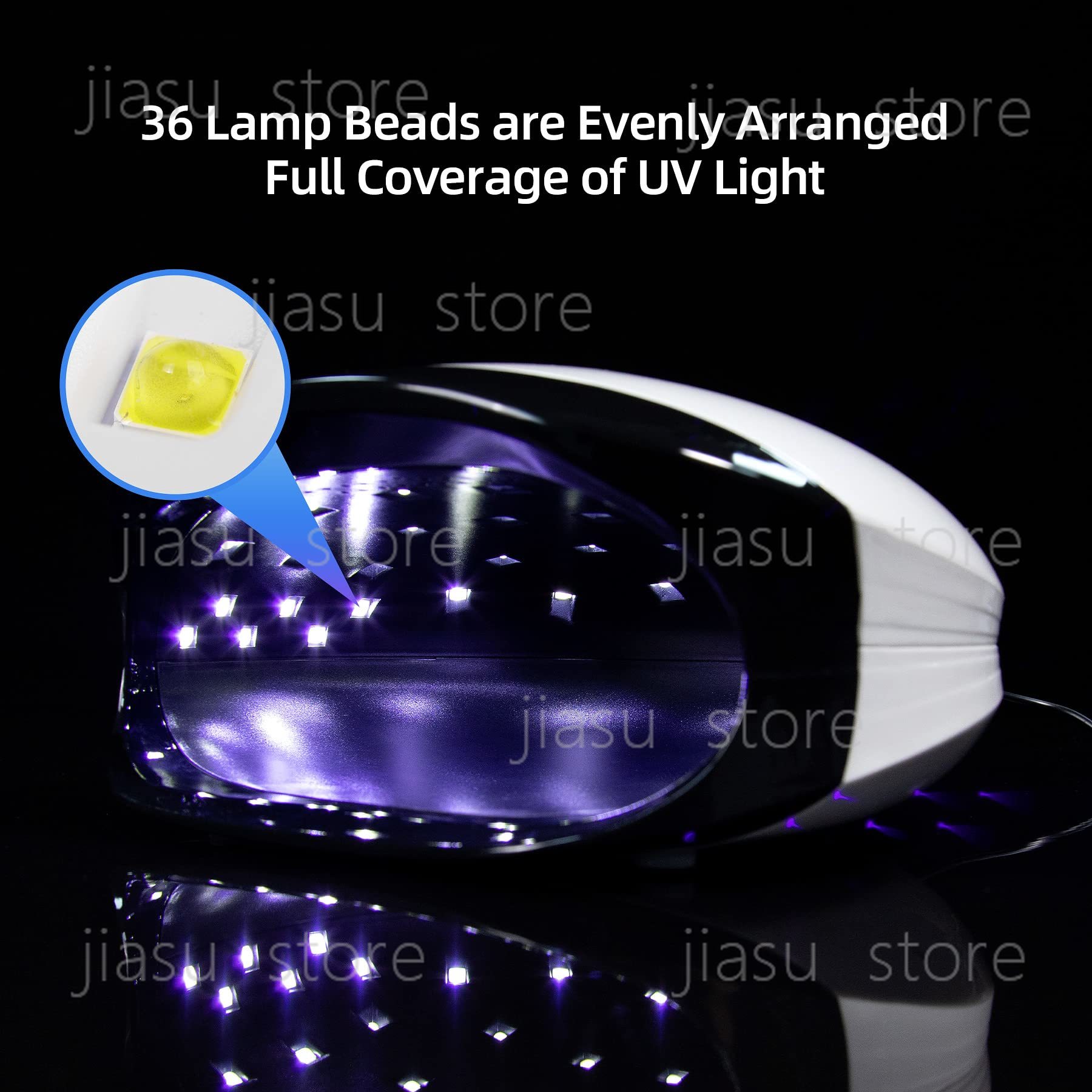 مجفف أظافر محمول احترافي LUGX  - مراجعة Uv Nail Lamp وسعره