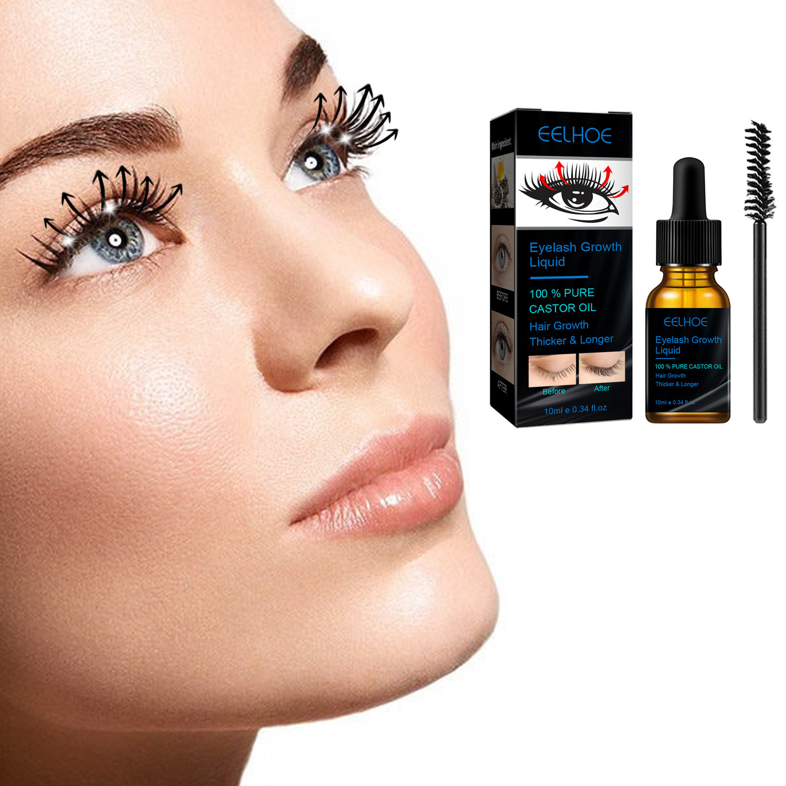 سيروم نمو الرموش بزيت الخروع ل - مراجعة Lash Serum Growth وسعره